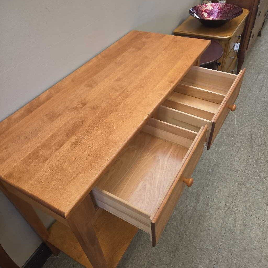 Shaker Style Hardwood Console Table by Bedard Furniture