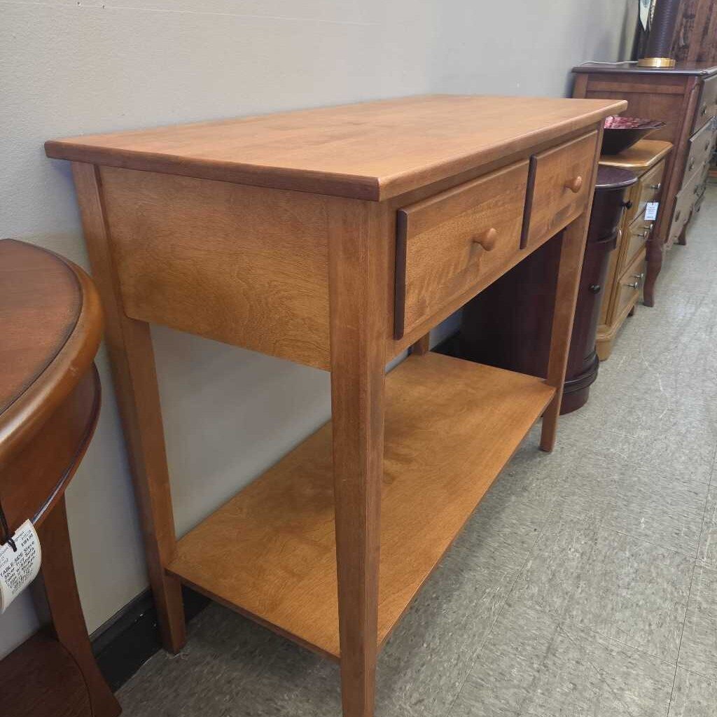 Shaker Style Hardwood Console Table by Bedard Furniture