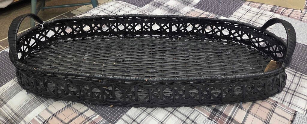 Global Influences Oblong Wicker Basket