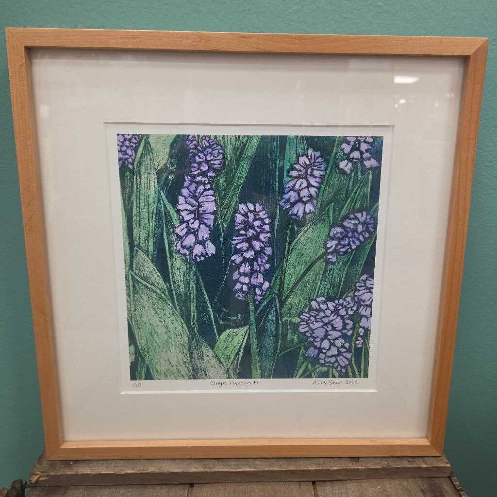 "Grape Hyacinth" AP Giclee Print by Alex Sax