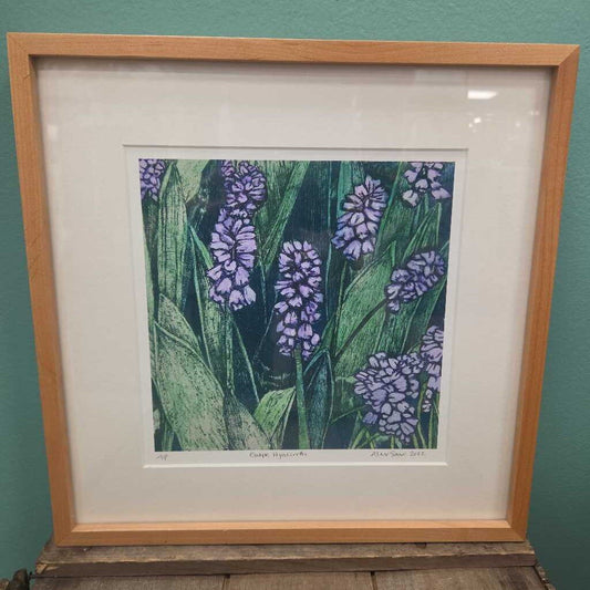 "Grape Hyacinth" AP Giclee Print by Alex Sax