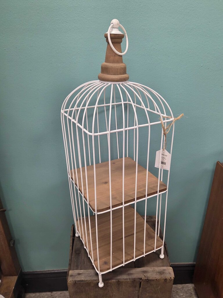 Foreside 2-Tiered Bird Cage Riser
