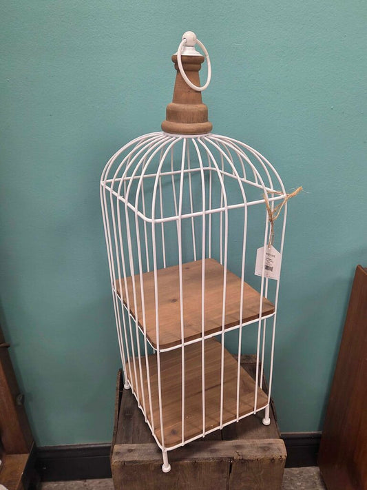 Foreside 2-Tiered Bird Cage Riser