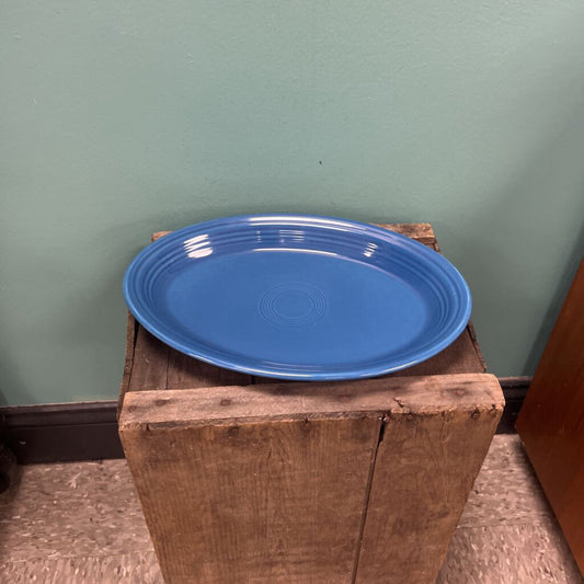 Blue Oval Serving Platter