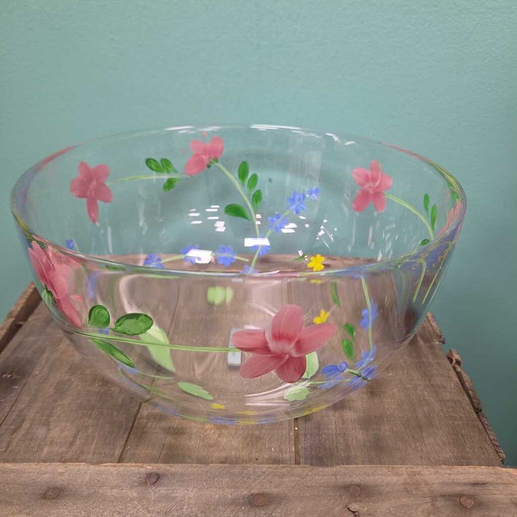 Lenox Crystal Floral Bowl