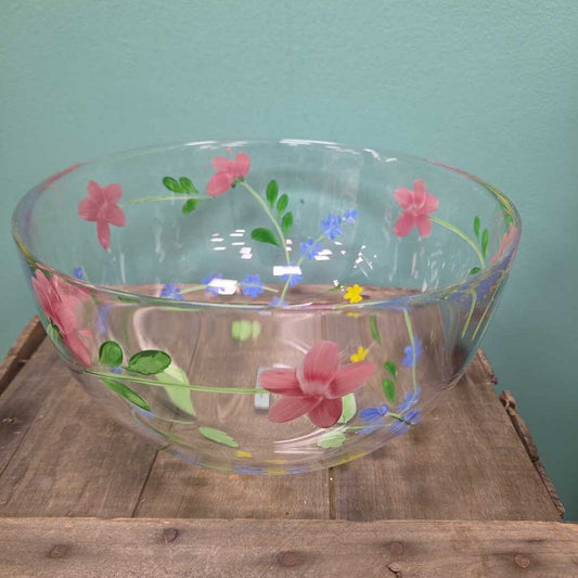 Lenox Crystal Floral Bowl