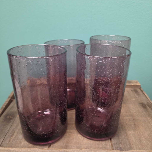 TAG Iris Plum Bubble Tumblers - Set of 4
