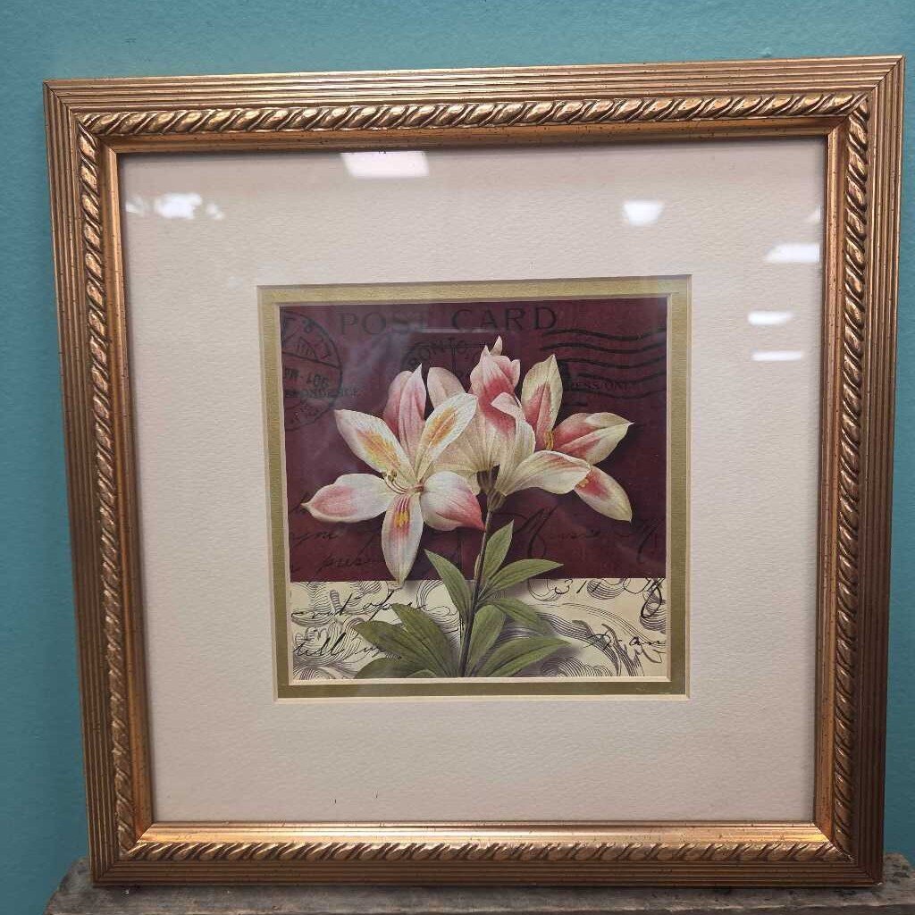 Postcard Lily Print by Kelly Donovan