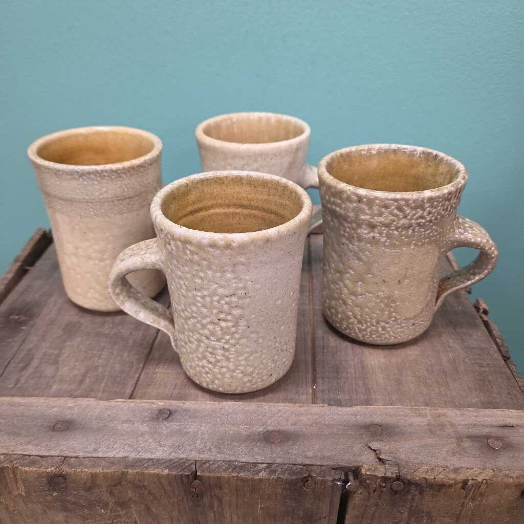 Studio Potter Glazed Stoneware Mug - Set of 4