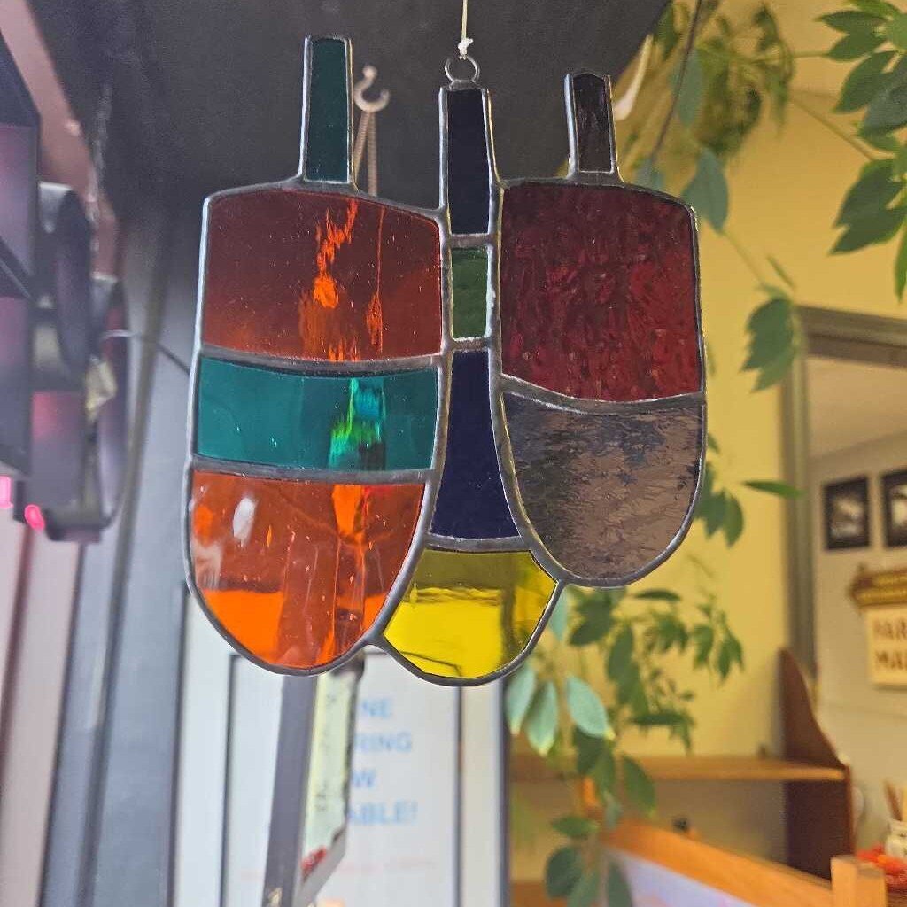 Stained Glass Buoy Decor