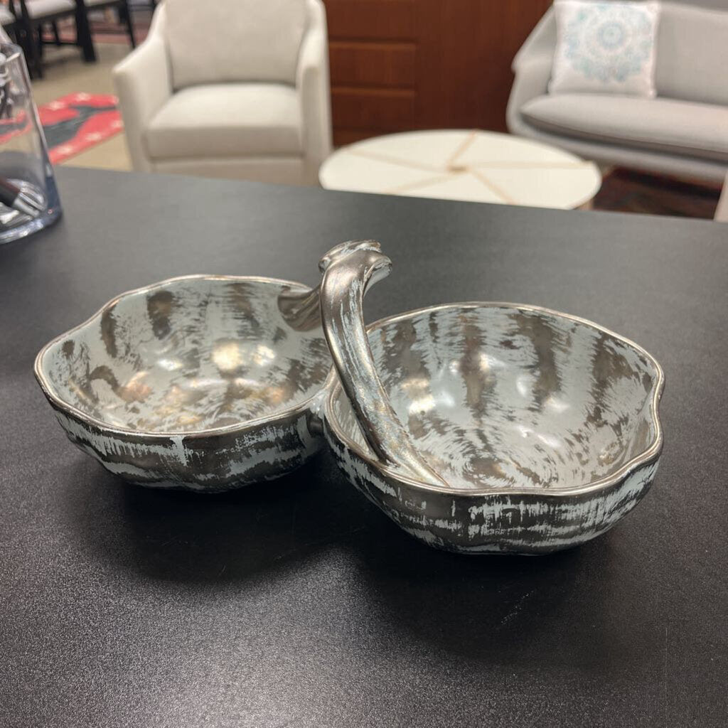 Stangl Colonial Silver Candy Dish