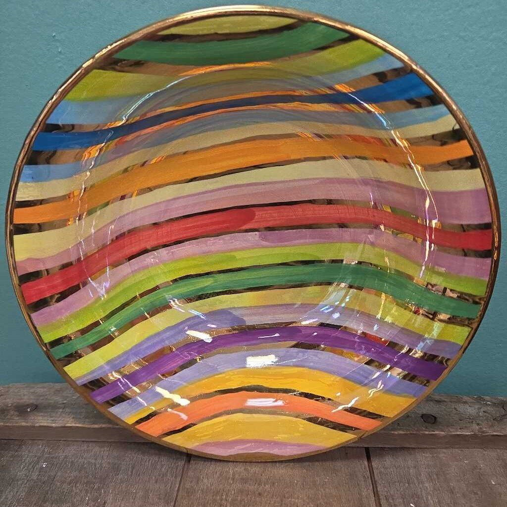 Mary Rose Young 8.25" Serving Bowl - Stripes