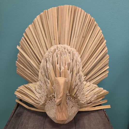 Corn Husk Harvest Turkey Decor