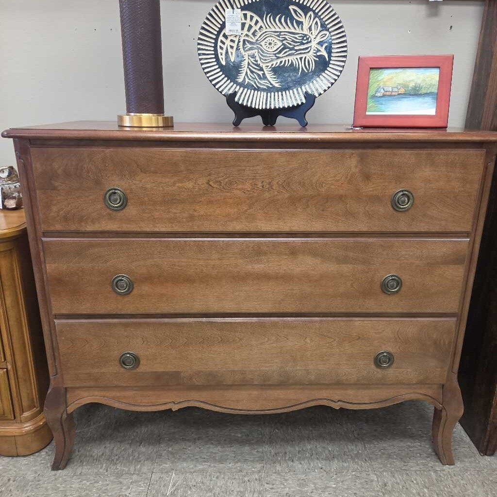 Vintage French Provincial Style 3-Drawer Dresser
