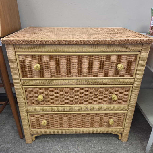 Lexington Henry Link Wicker 3-Drawer Chest
