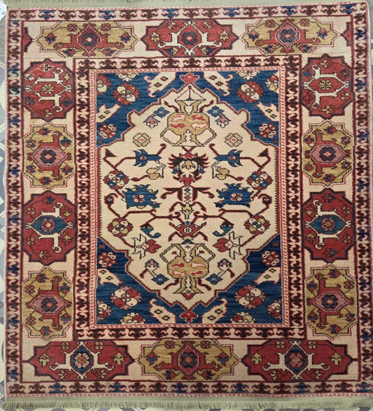 Williamsburg Karastan Church Medallion %100 Wool Area Rug
