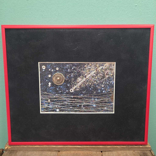 "Comos" Mixed Media Textile Art