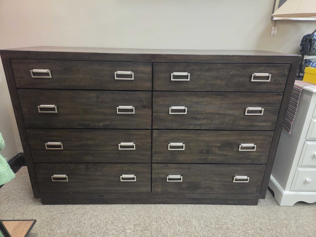 Ashley Furniture "Hyndel" Espresso 8-Drawer Dresser