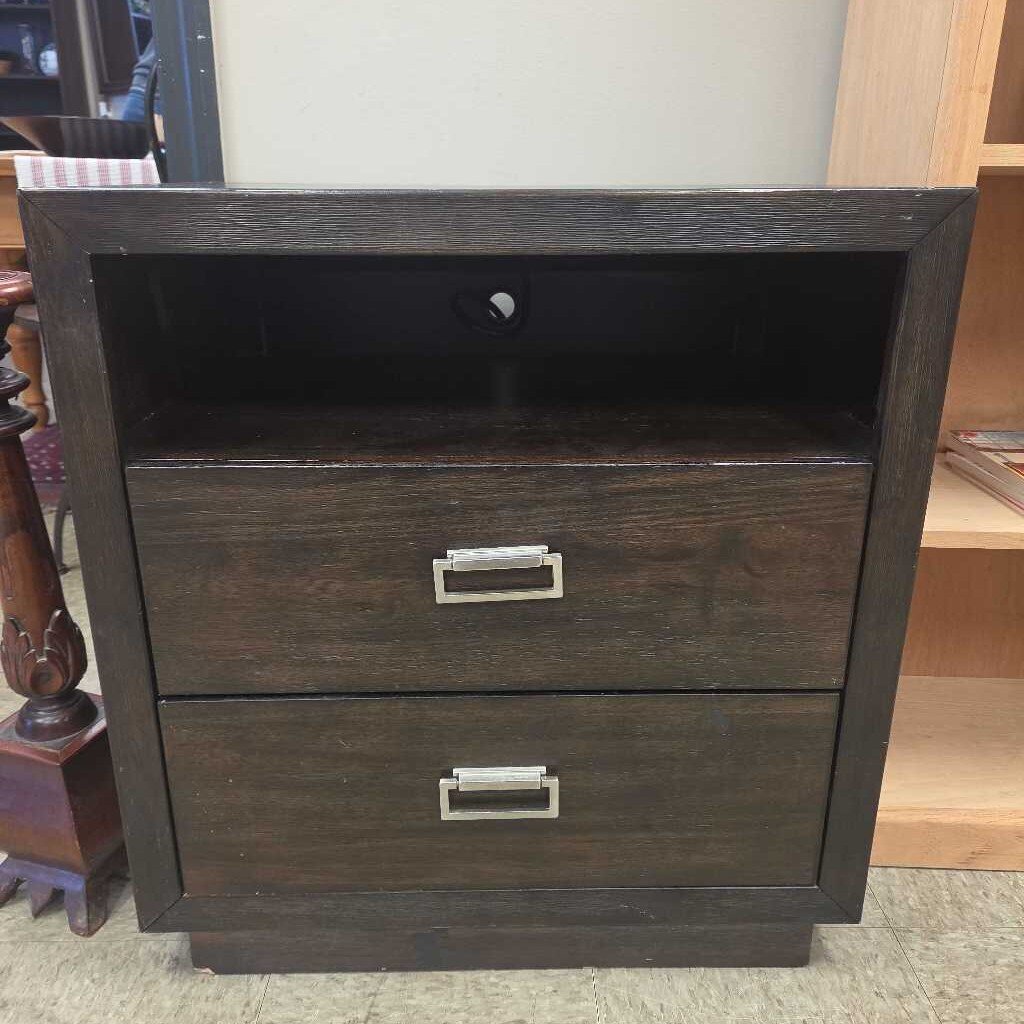 Ashley Furniture "Hyndel" Espresso 2-Drawer Nightstand