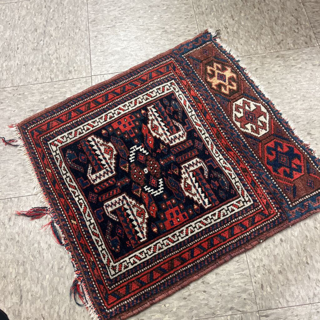 Antique Tribal Oriental Rug Section