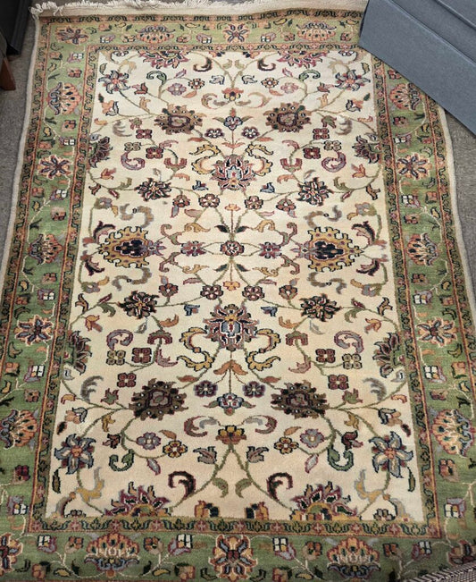 Hand Loomed Oriental Rug with Fringe