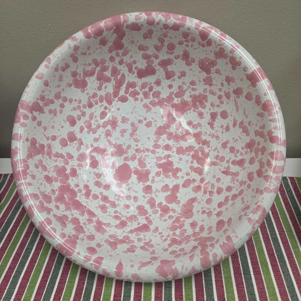 Bennington Pottery Pink Agate Stoneware Bowl (Signed by David Gill)