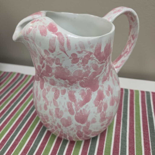 Bennington Pottery Pink Agate Stoneware Pitcher