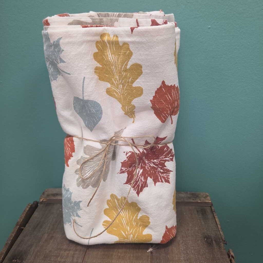 Fall Leaves 100% Cotton Tablecloth