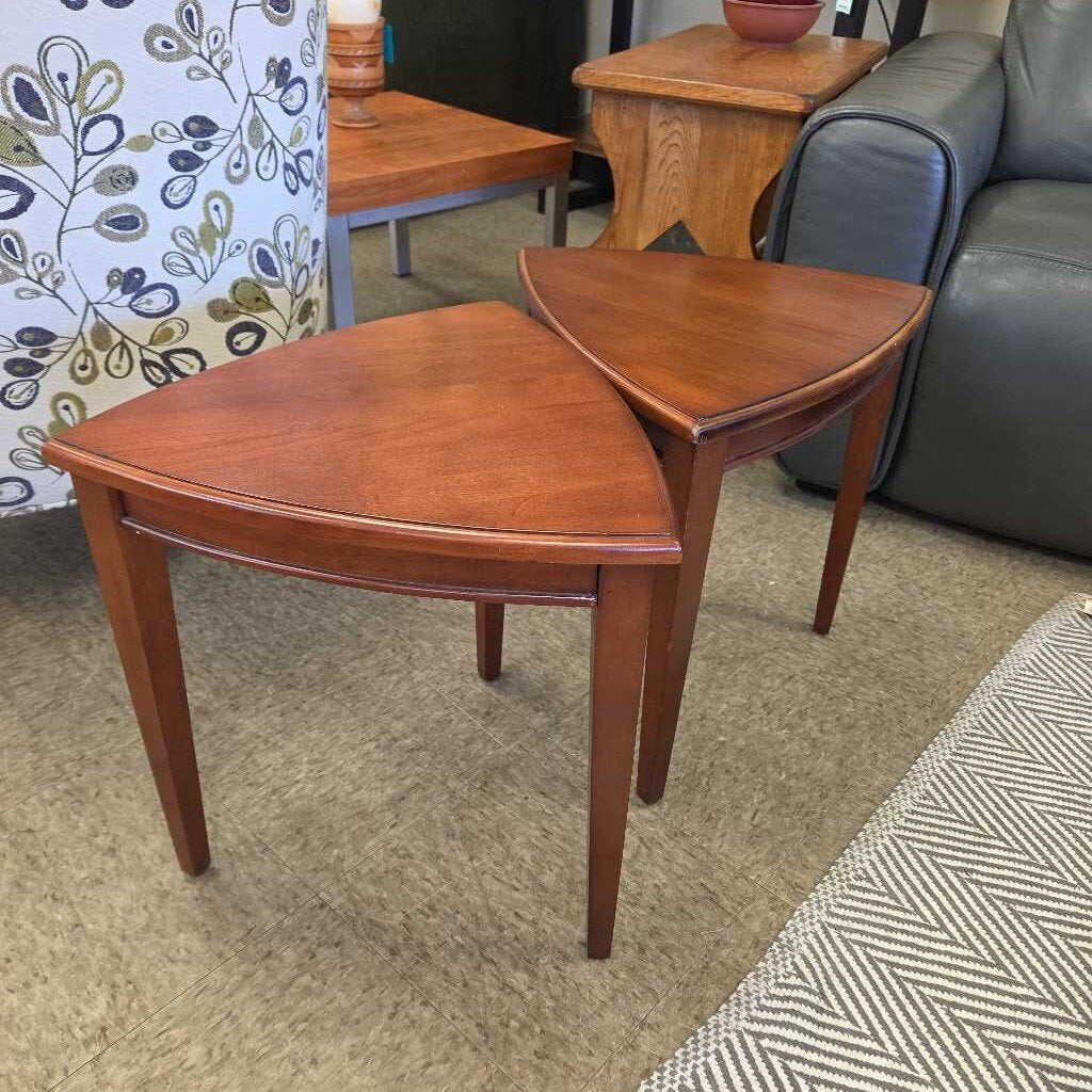 Mid-Century Modern Style Triangular Nesting Tables