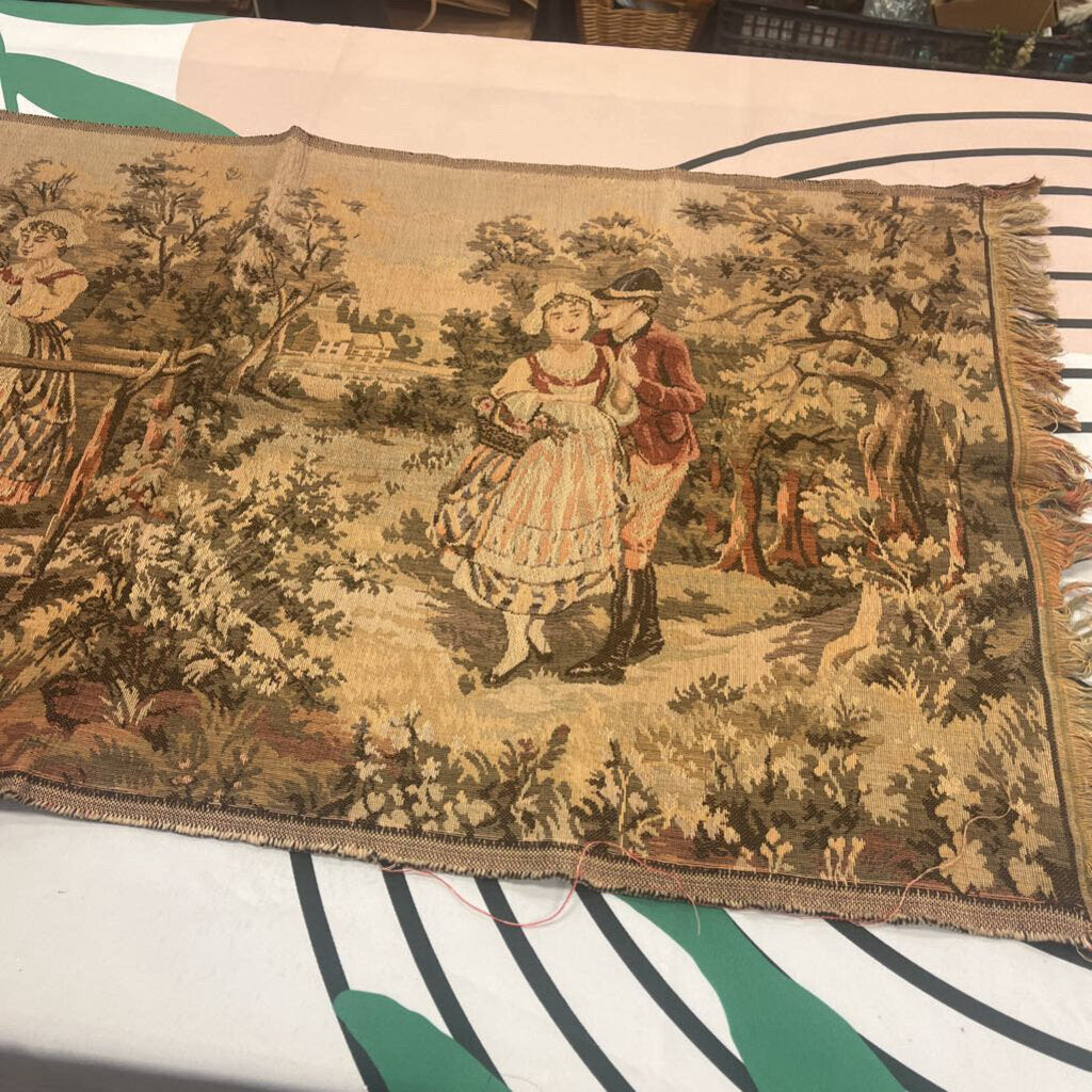 Vintage French Aubusson Style Jacquard Tapestry