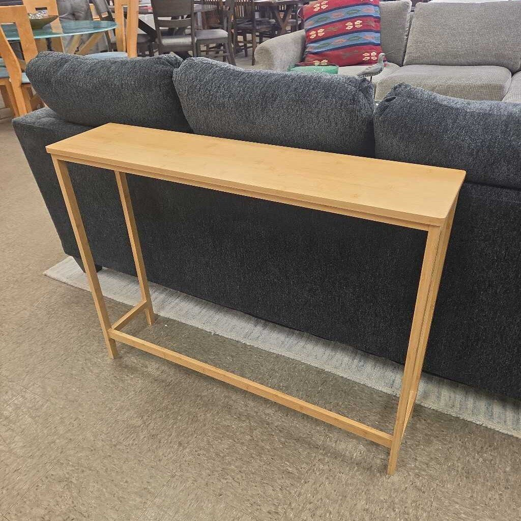 Minimalist Narrow Wooden Sofa Table