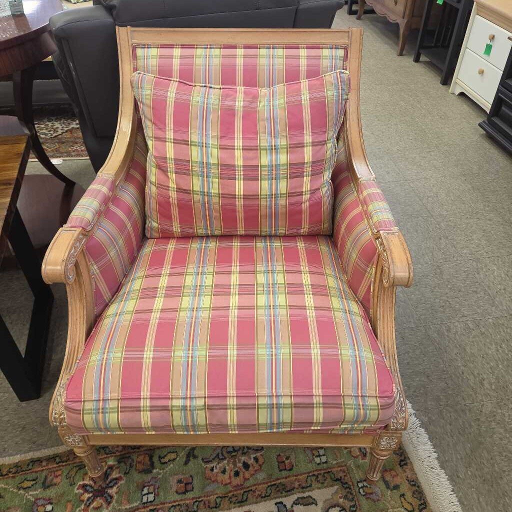 Ethan Allen Custom Upholstered Fairfax Chair (2 Available)